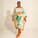 Lindiwe Tropical Kaftan Dress