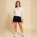 Khanyisile Satin Bow Blouse