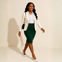 Naledi Classic Pencil Skirt